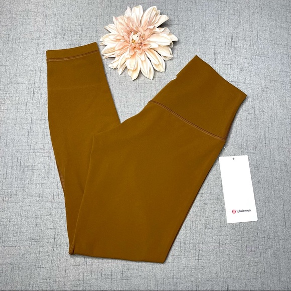 Lululemon Copper Brown Align Pants Leggings 25” - Picture 5 of 8